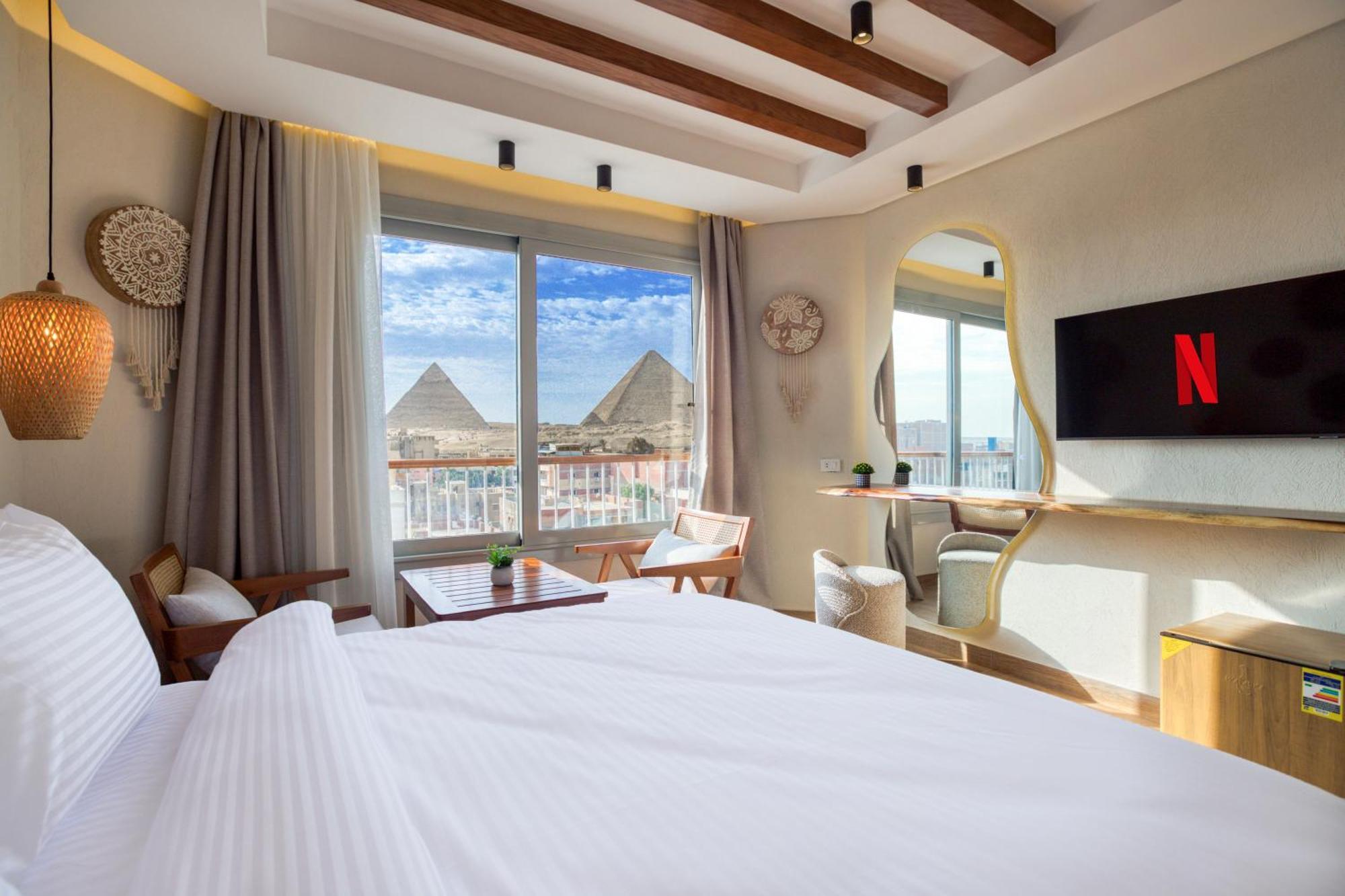 Galaxy Pyramids View Inn Kafrat al Jabal Exterior photo